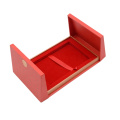 New design red square flat clamshell small gift box Festive gift boxes